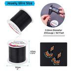 anezus 20 Gauge Jewelry Wire, 28 Yards Craft Wire Tarnish Resistant Copper - Image 2