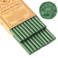Pine Green Sealing Wax Sticks, WASOHLING 20Pcs Glue Gun Wax Seal Sticks by WASOHLING