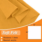 IONTACH 36" X 36" Soft Felt Fabric 1.6mm Thick | Felt Sheets - Image 3