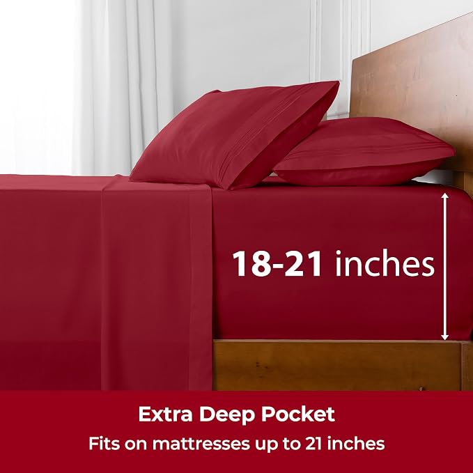 Mellanni Extra Deep Queen Sheets - Image 6