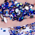 1000pcs Mixed Sizes AB Craft Gemstone Flatback Acrylic Rhinestones Face Gems by UYTRDVG