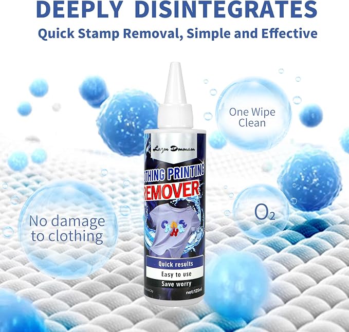 Heat Transfer Vinyl Remover for Fabrics, Powerful Residue Vinyl Letter Adhesive - Image 2