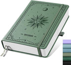 EMSHOI Dotted Journal Notebook, 320 Pages, A5 Size | Leather Hardcover by EMSHOI
