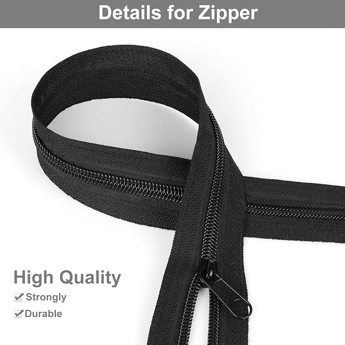 MiniRed 5Yards Bulk Zippers - Image 2