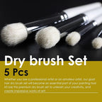 GACDR Dry Brush Miniature Painting, 5 Sizes Drybrush Set - Image 6