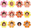 60pcs Spring Theme Flower Cutouts Boho Daisy Bulletin Board Decoration Back to by partygreeting