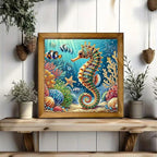ZQEATRY Seahorse Coral Reef Special Shape Diamond Art Kits - Image 4