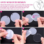 Audab Acrylic Keychain Blanks - Image 3