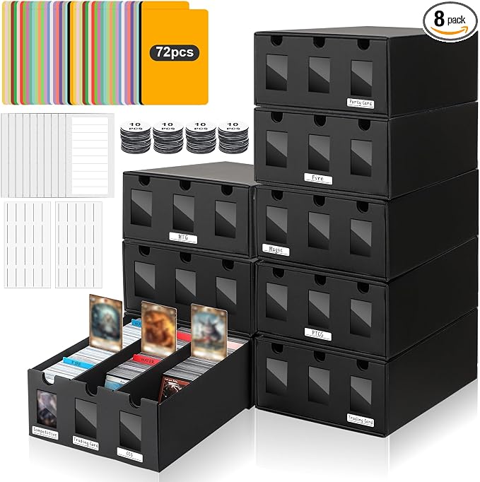 AOBOPLE Card Storage Box, 24000+ Cardboard Trading Card Boxes by AOBOPLE