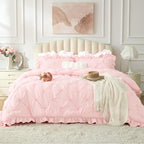BEDELITE Baby Pink King Size Comforter Set by BEDELITE