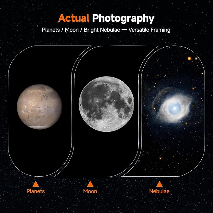 SVBONY SC311 Upgraded WiFi Telescope Camera, 30S Exposure, 2500mAh 32GB - Image 8