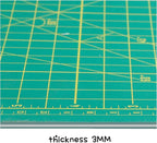 ZERRO Cutting Mat 12" x 9" Self Healing Rotary Cutting Mat A4 | Double-Sided - Image 5