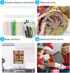 gganmtere Books Stamped Cross Stitch Kits, DIY Bookshelf Cross Stitch Ornament - Image 7