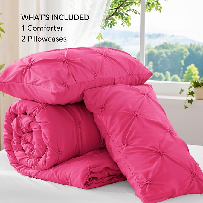 BEDELITE Hot Pink Queen Comforter Set - Image 7