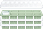 Ice Cube Tray with Lid – 3 Pack 2 Tbsp Ice Trays by Bandiction