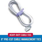 VELCRO Brand ONE-WRAP Cable Ties | 60Pk | 8 x 1/2" Straps - Image 6