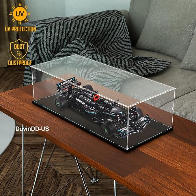 DuvinDD Acrylic Display Case for Lego Car Mercedes F1 42171, McLaren MCL39 F1 - Image 3
