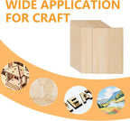 12 Pack Basswood Sheets for Crafts 12 x 18 x 1/8 in, 3mm Thick Unfinished - Image 4
