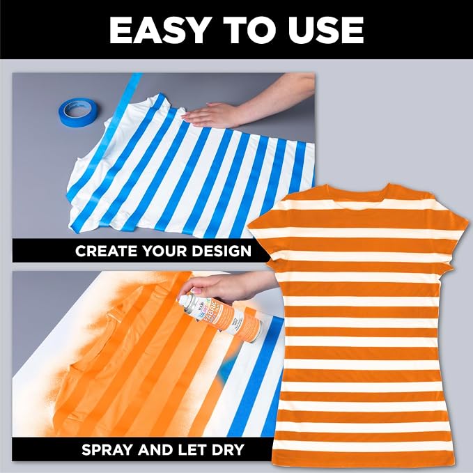 Tulip ColorShot Instant Fabric Spray Paint, Permanent Color Spray-On Fabric - Image 3