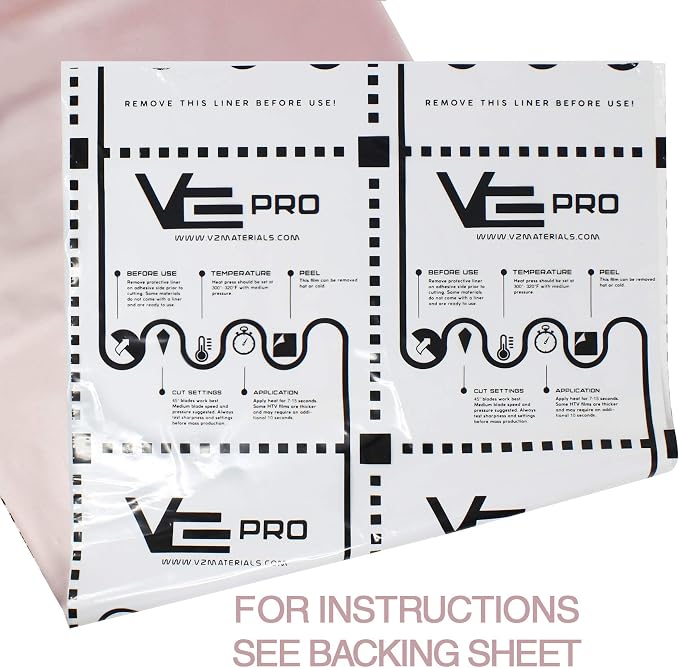 V2 Pro Heat Transfer Vinyl Film HTV Roll - Image 3