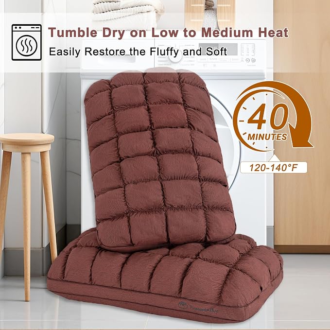 YOUR MOON Fluffy Support Bed Pillow King Size, Super Soft Premium Down - Image 6