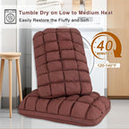 YOUR MOON Fluffy Support Bed Pillow King Size, Super Soft Premium Down - Image 6