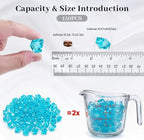 DomeStar 150PCS Light Blue Fake Ice Rocks Vase Fillers, Aquarium Gravels Small - Image 2