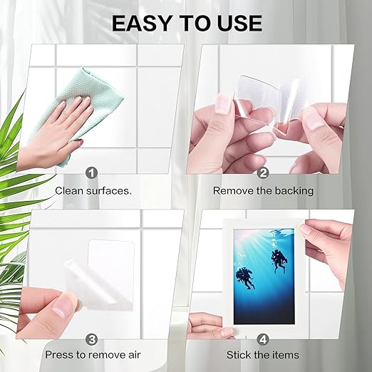 48PCS Nano Double Sided Adhesive Pads, Waterproof No Damage Removable Heavy - Image 5