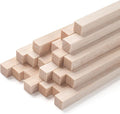Balsa Wood Sticks, Balsa Wood Strips, Unfinished Wood Craft Sticks by Coowayze
