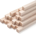 Balsa Wood Sticks, Balsa Wood Strips, Unfinished Wood Craft Sticks by Coowayze