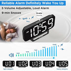 Peakeep Small Digital Alarm Clock - Image 4