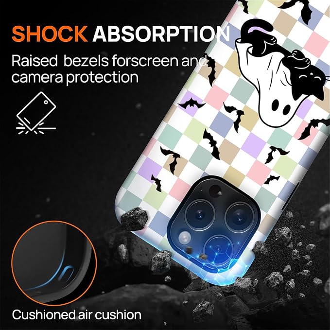 Case for iPhone 15 Pro Max, Scratch Resistant Hybrid Double Layer Hard - Image 4