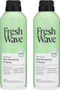 Fresh Wave Odor Eliminator Spray & Air Freshener, 8 oz. | Pack of 2 | Non-Aerosol, Fine Mist | Odor Absorbers | Safer Odor Relief | Natural Plant-Based Odor Eliminator | For Furniture, Fabrics & Trash