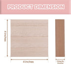 - 4” x 4” Wooden Blocks for Crafts - Image 4