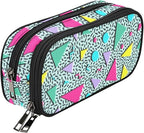 ANANGTEE Memphis 80s 90s Pencil Case Pouch by ANANGTEE