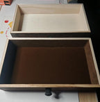 Coffee Self Adhesive Soft Velvet Drawer Liner DIY Fabric Felt Liner - Image 3