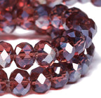 300pcs 8mm Crystal Glass Beads for Jewelry Making Faceted Rondelle Flat Beads - Image 5