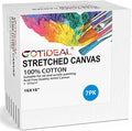 GOTIDEAL Stretched Canvases for Painting, 16x16 Inch Set of 7, Primed White by GOTIDEAL