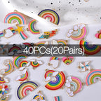 Bulk Gold Enamel Charms for Jewelry Making, Colorful Metal Charms Pendant for - Image 3