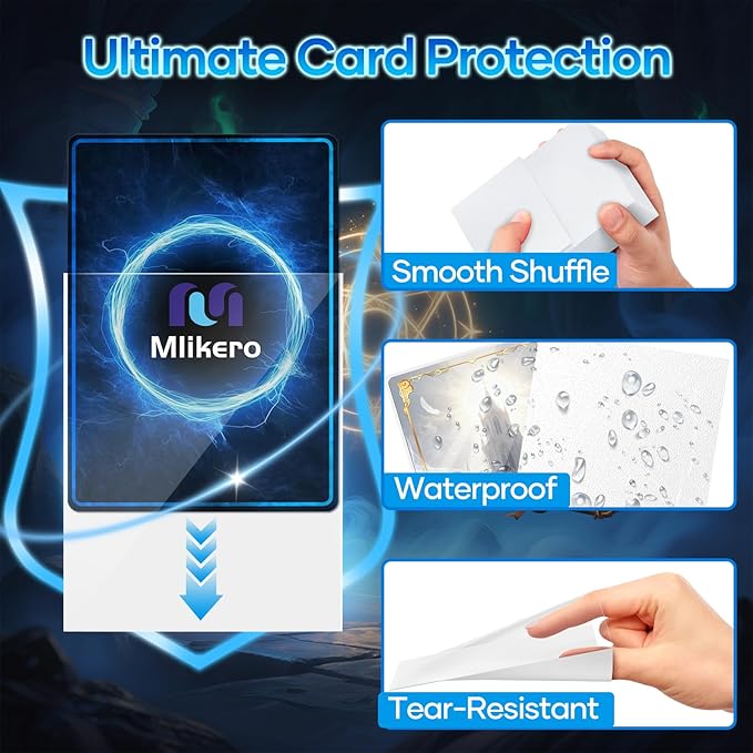 500 Count Card Sleeves, Matte Magic Card Sleeves, Smooth Shuffle & Tear - Image 4