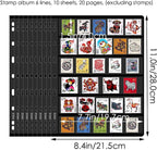 stamp album pages 6 row 10 Sheets Stamp Pages - Image 2