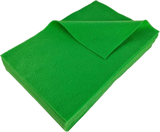 Jtnohx Color Felt, Soft Felt Sheets, 1.4mm Thick 8"x12" Handicraft Felt Fabrics by Jtnohx