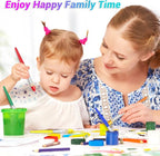 30Pcs Paint Brushes, Anezus Round Paint Brushes - Image 7