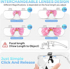Magnifying Glass with Light, 1.5X-5.0X Magnifying Glasses, Rechargeable - Image 2