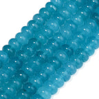 Songxi 5x8mm Natural Lake Blue Chalcedony Stone Rondelle Beads, Gemstone - Image 3