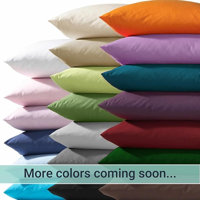 ZPECC Black Pillow Cases Queen Size Set of 4, 20x30 Envelope Closure Pillowcases - Image 7