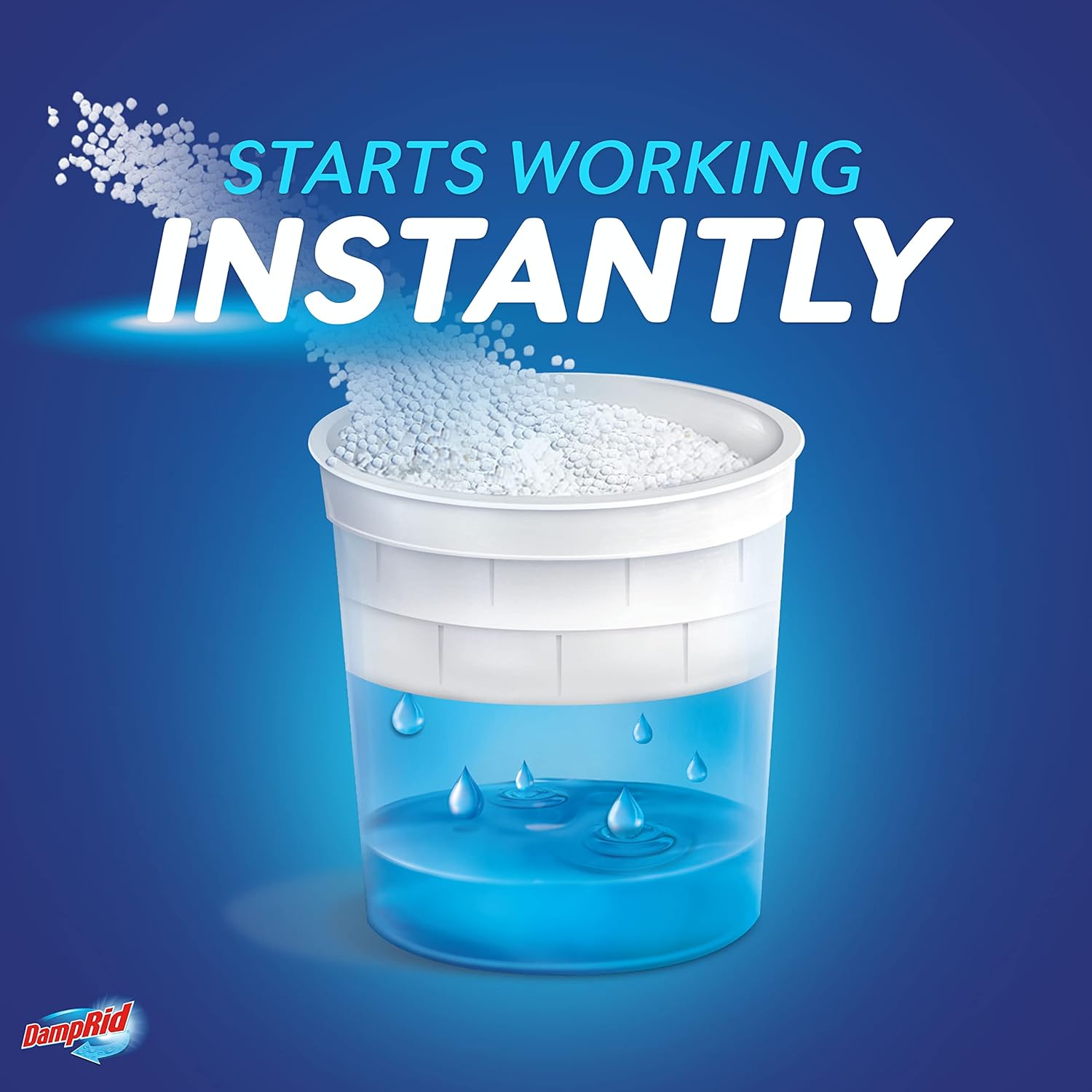 DampRid Refill Bag, 4-Pack - Fresh Scent Moisture Absorbers for Rooms with Excess Humidity, Long-Lasting, Eliminates Musty Odors and Creates Fresher Air, 4/2 lb. 12 oz (1.24 kg)