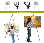 AROIC 63 "Easel Stand for Display, 20 Pack Portable Foldable Metal Easel - Image 7