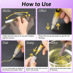 SAKEYR Metallic Acrylic Paint Markers - Image 7