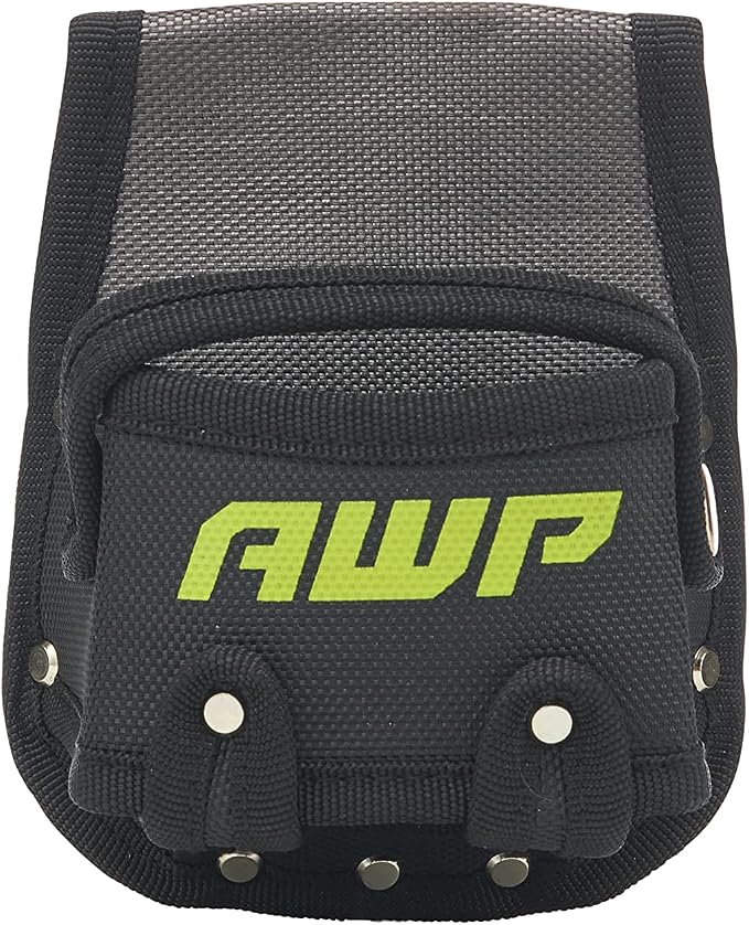 AWP Tape Measure Pouch with Metal Belt Clip and Tunnel Loop, Tool Belt Accessory - Image 5